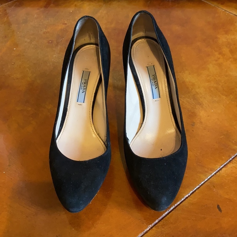 Prada Black Heels